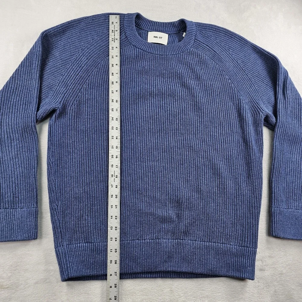 NN.07 Sweater Pullover Mens XL Relaxed Fit Quiet Luxury Minimalist Knit Chunky